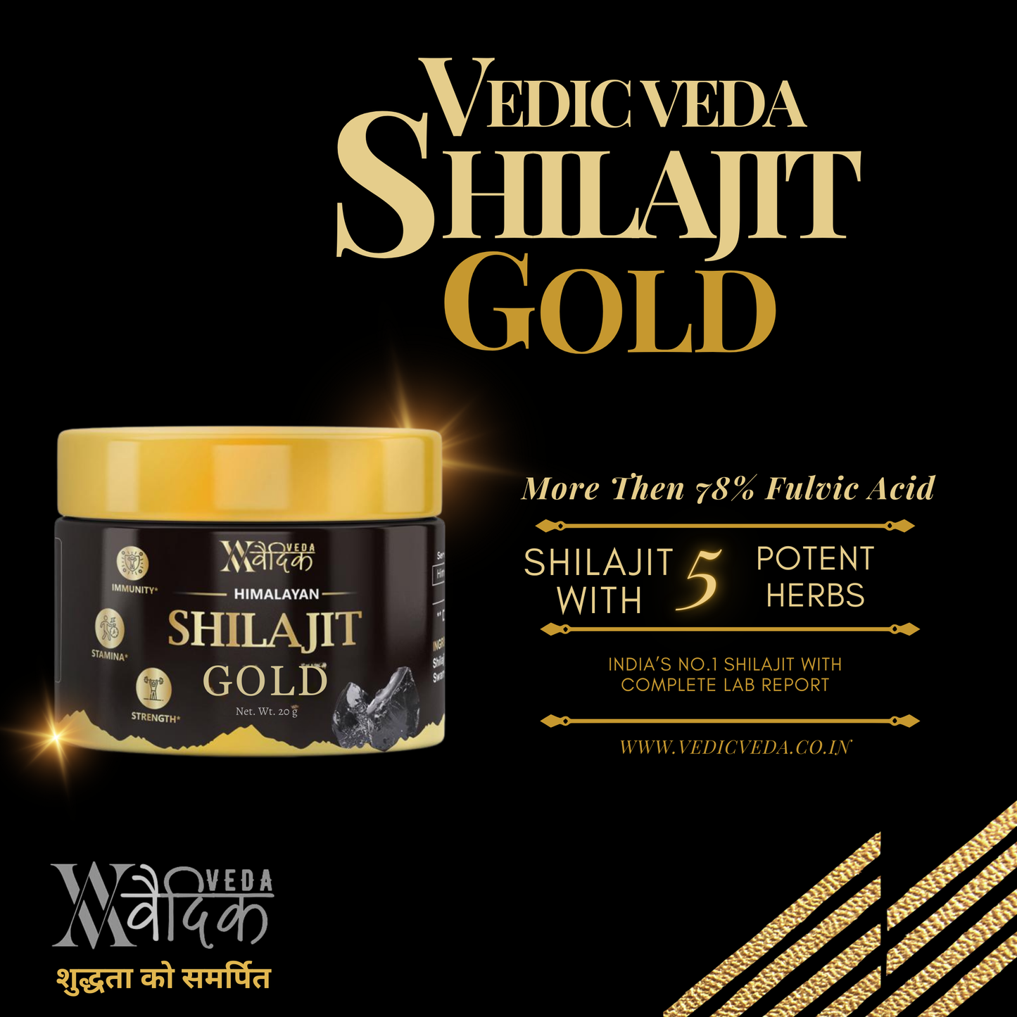 Vedic Veda Shilajit Gold 20 Gram